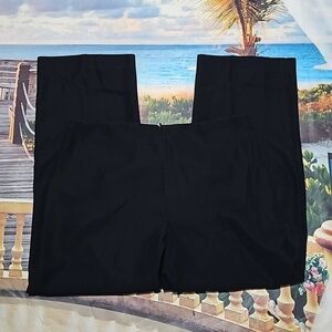Joseph Ribkoff Wide Leg High Waist Black Pants Size 16‎